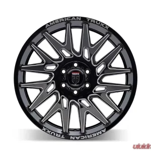 American Truxx Evolution Wheel 22x12 6x135 -44mm Gloss Black Milled - Image 1