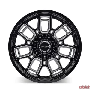 Mayhem Wheels Ordinance Wheel 20x9 5x127 5x139.7 0mm Gloss Black Milled 8118-2952BM - Image 1