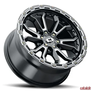Vision 405 Korupt Wheel 16x8 6x5.5 0mm Gloss Black Milled Spoke - Image 2