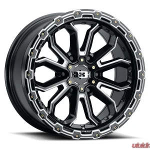 Vision 405 Korupt Wheel 18x9 5x5 -12mm Gloss Black Milled Spoke - Image 1