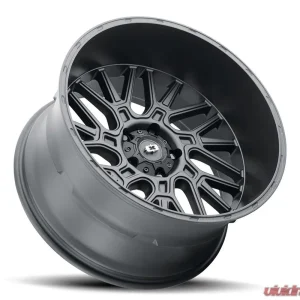 Vision 404 Brawl Wheel 22x10 5x5 -19mm Satin Black - Image 2