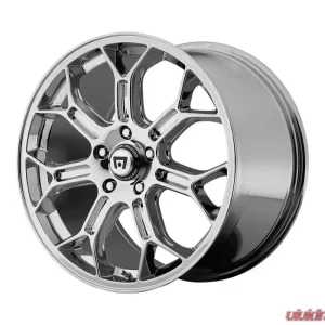 MOTEGI Racing MR120 Techno Mesh S Wheel 19x10 5x120.65 79mm Chrome - Image 1