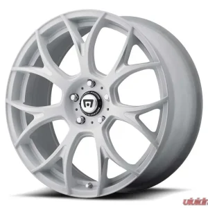 MOTEGI Racing MR126 Wheel 20x10 32mm Matte White w/Milled Accents - Image 1