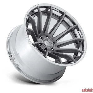 Fuel FC403 Burn Wheel 20x10 5x127 | 5x5 -18mm Platinum w/ Chrome Lip - Image 2