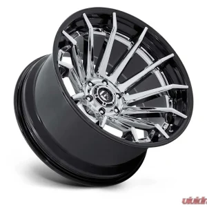 Fuel FC403 Burn Wheel 20x10 5x127 | 5x5 -18mm Chrome w/ Gloss Black Lip - Image 2