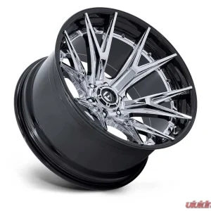 Fuel FC402 Catalyst Wheel 20x9 6x135 01mm Chrome w/ Gloss Black Lip - Image 2