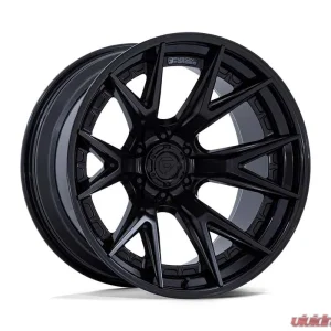 Fuel FC402 Catalyst Wheel 20x10 6x139.7 -18mm Matte Black w/ Gloss Black Lip - Image 1