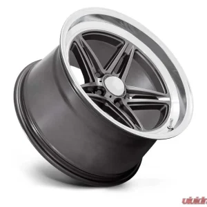 American Racing VN514 Groove Wheel 18x7 5x114.3 0mm Anthracite w/Diamond Cut Lip - Image 2