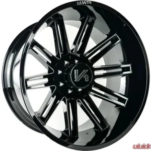 Arkon Off-Road Churchill Wheel 26x14 8x170 -81 Gloss Black w/ Milled Edges - Image 1
