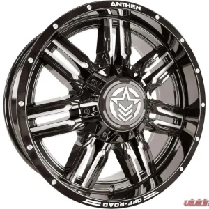 Anthem Off-Road Equalizer Wheel 20x9 5x150 0mm Gloss Black w/ Milled Edges - Image 1