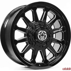 Anthem Off-Road Intimidator Wheel 20x10 5x150 -24mm Gloss Black w/ Milled Edges - Image 1
