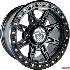 Anthem Off-Road Rogue Beadlock UTV Wheel 15x7 4x136 13mm Satin Black - Image 1
