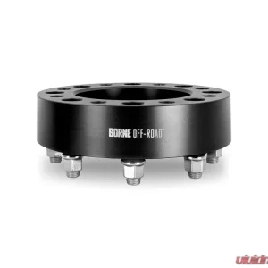 Borne Off-Road 50mm M14 8x180 Black Wheel Spacers Chevrolet Silverado 2500 | 3500 2011+ - Image 3