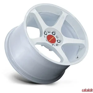 MOTEGI Racing MR159 Battle V Wheel 18x9.5 5x114.3 25mm Matsuri White Pearl w/Machined Lip Stripe - Image 2