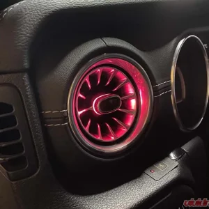 American Modified Turbo Air AC Vent With Ambient Light Jeep Wrangler JL/JT | Gladiator 2018-2024 - Image 5