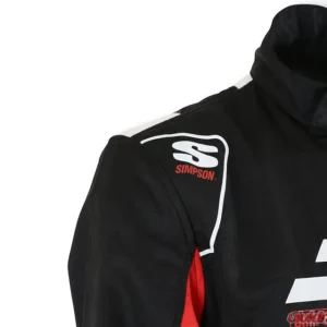 Simpson Large Black/Red/White Airspeed Suit - Image 5