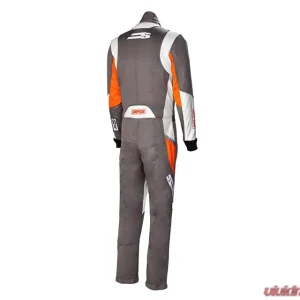 Simpson Small Alloy/Orange/White Airspeed Suit - Image 2