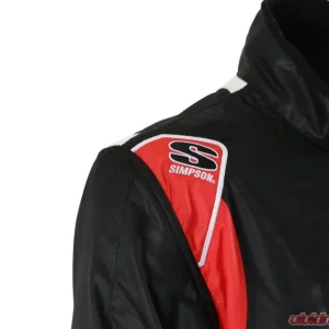 Simpson Small Black/Red/White Supercoil DNA P1 Suit Alloy - Image 5
