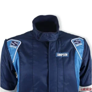 Simpson Medium Navy/Bush Blue/White Supercoil DNA P1 Suit Alloy - Image 4