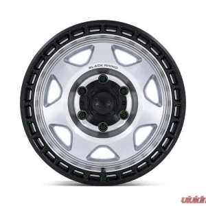 Black Rhino Wheels BR018 Voyager Wheel 17x8.5 5x127 | 5x5 0 Silver Machined Face w/Matte Black Lip - Image 3