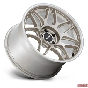 MOTEGI Racing MR158 Tsubaki Wheel 18x10.5 5x120 25 Motorsport Gold w/Machined Lip - Image 2