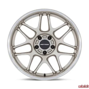 MOTEGI Racing MR158 Tsubaki Wheel 18x10.5 5x120 25 Motorsport Gold w/Machined Lip - Image 3