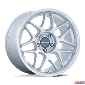 MOTEGI Racing MR158 Tsubaki Wheel 18x10.5 5x114.3 25 Hyper Silver w/Machined Lip - Image 1