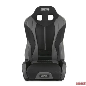 Simpson Racing Pro Sport Off-Road Suspension Seat - Black | Charcoal | Gray - Image 2