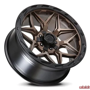 Lock Off-Road Matrix Wheel 20x10 8x165.1 -18mm Matte Bronze w/ Matte Black Ring - Image 3