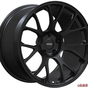 Konig F1M Wheel 18x10.5 5x120 25 Satin Black - Image 1