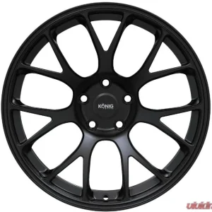 Konig F1M Wheel 18x10.5 5x120 25 Satin Black - Image 3