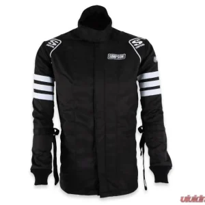Simpson Classic SFI 5 Black Jacket with Arm Restraints - Double Extra Large Size - Image 1