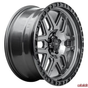 Mantra Seamak 22x9 5x120 15 Gloss Gray with Gloss Black Lip - Image 4