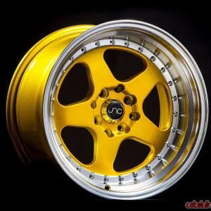 JNC JNC010 Wheel 18x10 5x120 30mm Candy Gold w/ Machined Lip - Image 1