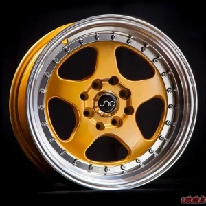 JNC JNC010 Wheel 18x10 5x120 30mm Gold w/ Machined Lip - Image 1