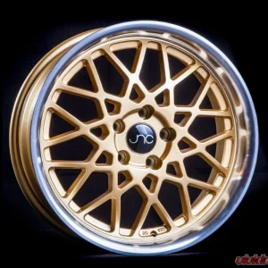 JNC JNC016 Wheel 18x9.5 5x120 25mm Gold w/ Machined Lip - Image 1