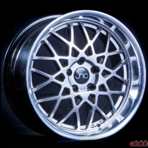 JNC JNC016 Wheel 18x9.5 5x114.3 25mm Hyper Black w/ Machined Lip - Image 1