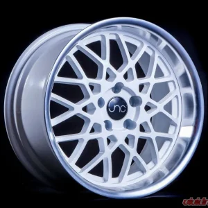 JNC JNC016 Wheel 18x9.5 5x120 25mm White w/ Machined Lip - Image 1