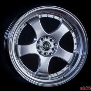 JNC JNC017 Wheel 17x9 5x100|5x114.3 20mm Hyper Black w/ Machined Lip - Image 1