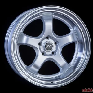 JNC JNC017 Wheel 17x9 5x100|5x114.3 20mm Silver Center / Machined Lip - Image 1