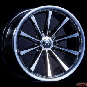 JNC JNC024 Wheel 18x9.5 5x112 30mm Black w/ Machined Face - Image 1
