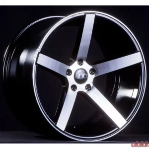 JNC JNC026 Wheel 18x8 5x114.3 35mm Black w/ Machined Face - Image 1