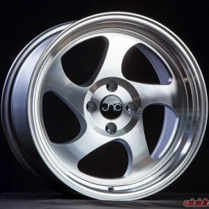 JNC JNC034 Wheel 16x9 4x100 20mm Silver Machined Face - Image 1