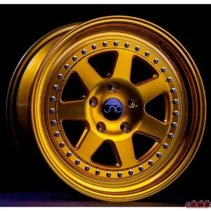 JNC JNC048 Wheel 16x8 4x100 25mm Transparent Gold - Image 1