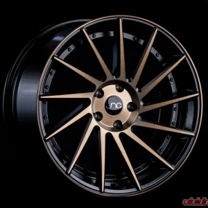 JNC JNC051 Wheel 19x10.5 5x112 30mm Matte Black w/ Machined Bronze Face - Image 1
