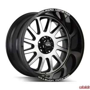 Off-Road Monster M17 Series Gloss Black Machined Face Wheel 17x9 5x127 | 5x5 0mm - Image 1