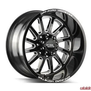 Off-Road Monster M17 Series Gloss Black w/ CNC Machined Accents Wheel 20x10 5x127 | 5x5 -19mm - Image 1