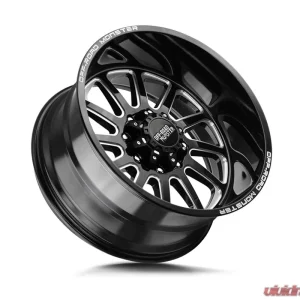 Off-Road Monster M17 Series Gloss Black w/ CNC Machined Accents Wheel 22x12 6x139.7 -44mm - Image 2