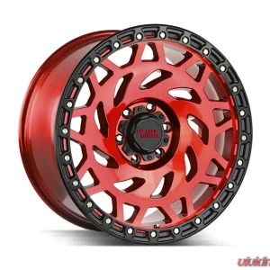 Off-Road Monster M50 Series Candy Red w/ Black Ring Wheel 20x9.5 8x180 -12mm - Image 1
