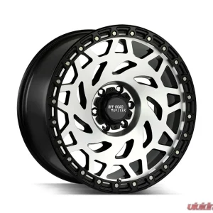 Off-Road Monster M50 Series Gloss Black Machined Face Wheel 17x9 5x127 | 5x5 0mm - Image 1